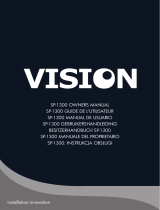 Vision SP-1300W Instrukcja obsługi