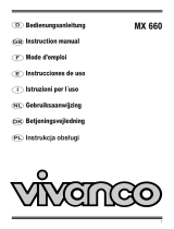 Vivanco MX 660 Instrukcja obsługi