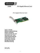 Vivanco PCI -> 10/100/1000 Mbps Ethernet Card Instrukcja obsługi