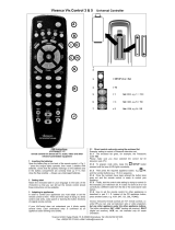 Vivanco Universal 3in1 remote control Instrukcja obsługi