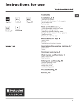 HOTPOINT/ARISTON WMD 722B EU instrukcja