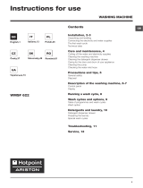 HOTPOINT/ARISTON WMSF 622 EU.L instrukcja