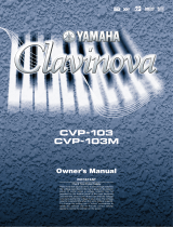Yamaha Clavinova CVP-103M Instrukcja obsługi