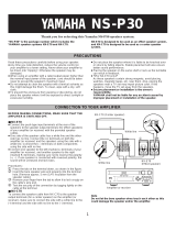 Yamaha NS-P30 Instrukcja obsługi