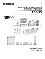 Yamaha TSS-15 Instrukcja obsługi