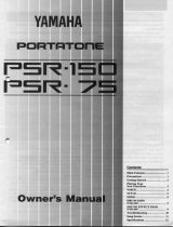 Yamaha PortaTone PSR-150 Instrukcja obsługi