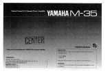 Yamaha M-35 Instrukcja obsługi