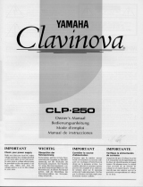 Yamaha CLP-250 Instrukcja obsługi