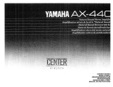 Yamaha AX-440 Instrukcja obsługi