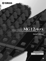 Yamaha MG12XU Instrukcja obsługi
