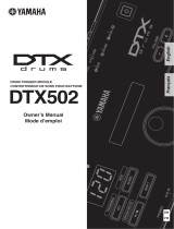 Yamaha DTX502 Instrukcja obsługi