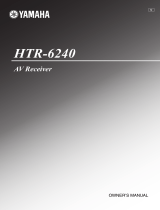 Yamaha 6240 - HTR AV Receiver Instrukcja obsługi