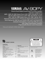 Yamaha AV-90PY Instrukcja obsługi