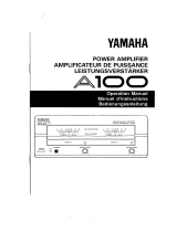Yamaha A100 Instrukcja obsługi