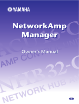 Yamaha NetworkAmp Manager Instrukcja obsługi