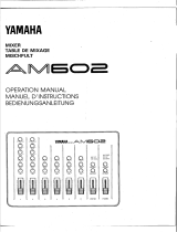 Yamaha AM602 Instrukcja obsługi