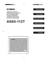 Yamaha AS60 Instrukcja obsługi
