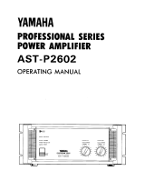 Yamaha AST-P2602 Instrukcja obsługi