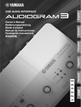 Yamaha Audiogram3 Instrukcja obsługi
