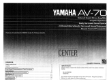 Yamaha AV-70 Instrukcja obsługi