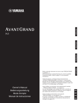 Yamaha AvantGard N1 Instrukcja obsługi