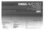 Yamaha AVC-50 Instrukcja obsługi