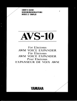 Yamaha AVS-10 Instrukcja obsługi