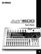 Yamaha AW 1600 Instrukcja obsługi
