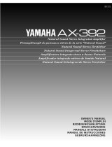 Yamaha AX-392 Instrukcja obsługi
