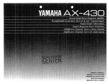 Yamaha AX-430 Instrukcja obsługi