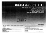 Yamaha AX-500 Instrukcja obsługi