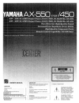 Yamaha AX-550 Instrukcja obsługi