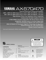 Yamaha AX-470 Instrukcja obsługi