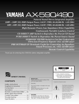 Yamaha AX-490 Instrukcja obsługi