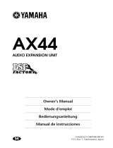 Yamaha AX44 Instrukcja obsługi