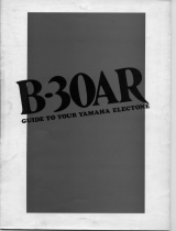 Yamaha B-30AR Instrukcja obsługi