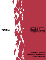 Yamaha B1D Instrukcja obsługi