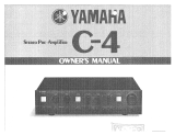 Yamaha C-4 Instrukcja obsługi