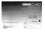 Yamaha C-60 Instrukcja obsługi