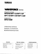 Yamaha WF112F Instrukcja obsługi