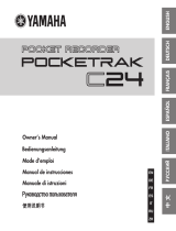 Yamaha POCKETRAK C24 Instrukcja obsługi