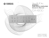 Yamaha CA-600 Instrukcja obsługi