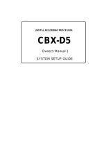Yamaha CBX-D5 Instrukcja obsługi