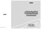 Yamaha CBX-K1 Instrukcja obsługi