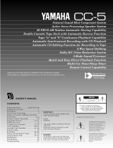 Yamaha CC5 Instrukcja obsługi