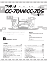 Yamaha cc 70 Instrukcja obsługi