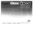 Yamaha CDX1 Instrukcja obsługi