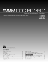 Yamaha CDC-501 Instrukcja obsługi