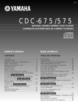 Yamaha CDC-575 Instrukcja obsługi