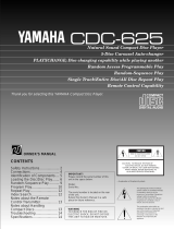 Yamaha CDC-625 Instrukcja obsługi